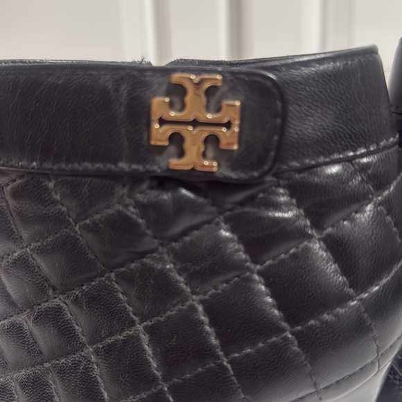 Tory Burch Leila quilted wedge ankle booties - Picture 3 of 7